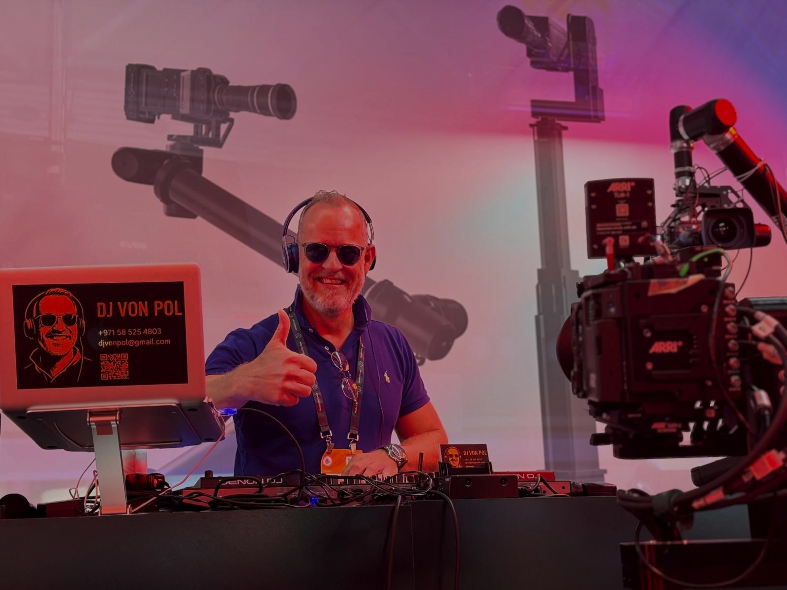 DJ von Pol performing at a live event